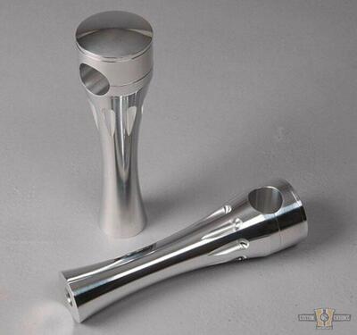 Riser alti 6" lucidi in alluminio CK per manubri d 