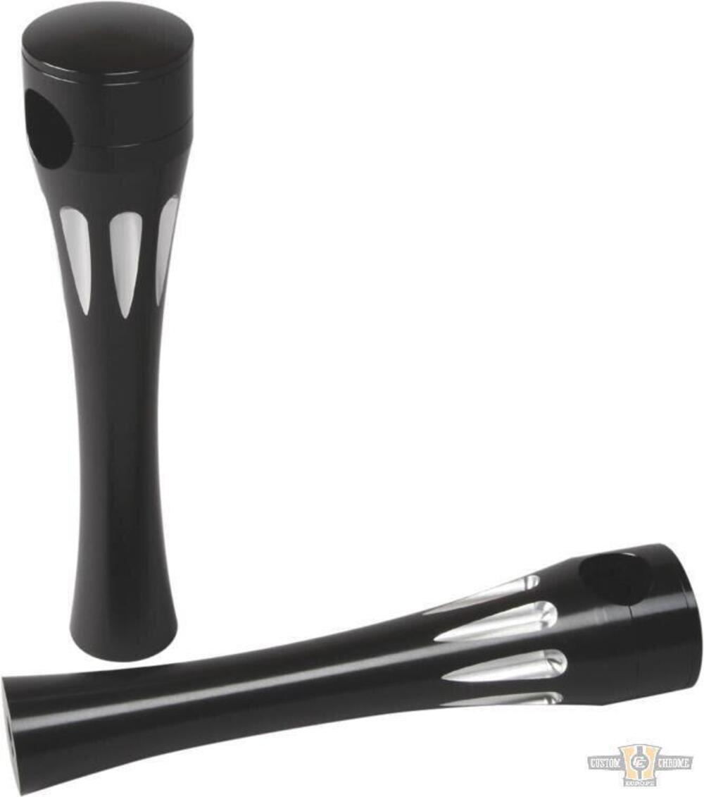 Riser alti 8" neri in alluminio CK per manubri da 