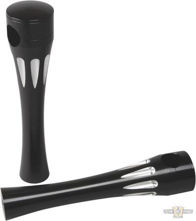 Riser alti 8" neri in alluminio CK per manubri da 