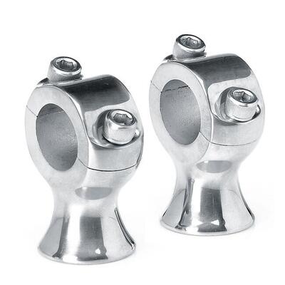 Riser Biltwell Slimline alti 1-3/4 inox lucidi, Pe