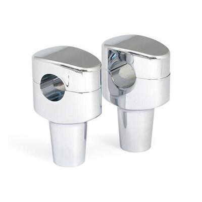 Riser Widow alti 3&rsquo;&rsquo;, cromati, Per manubri da 1&rsquo;&rsquo; 