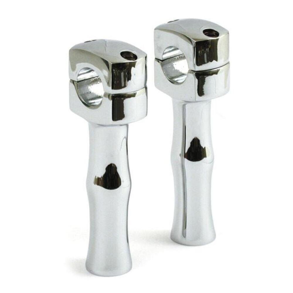 Riser Domed alti 5’’, cromati, Per manubri da 1’’ 