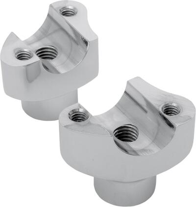 Riser alti 1-3/4&rsquo;&rsquo;, dritti, cromati Per manubri da Drag Specialties