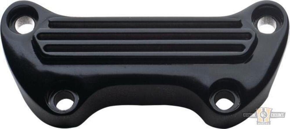 Piastrina riser alettata nera lucida Motorcycle St 