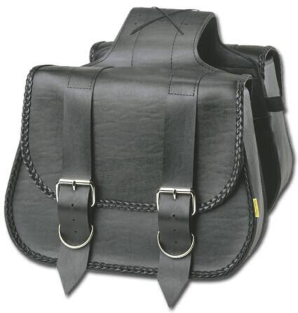 Borse Touring in pelle sintetica nere Willie & Max 