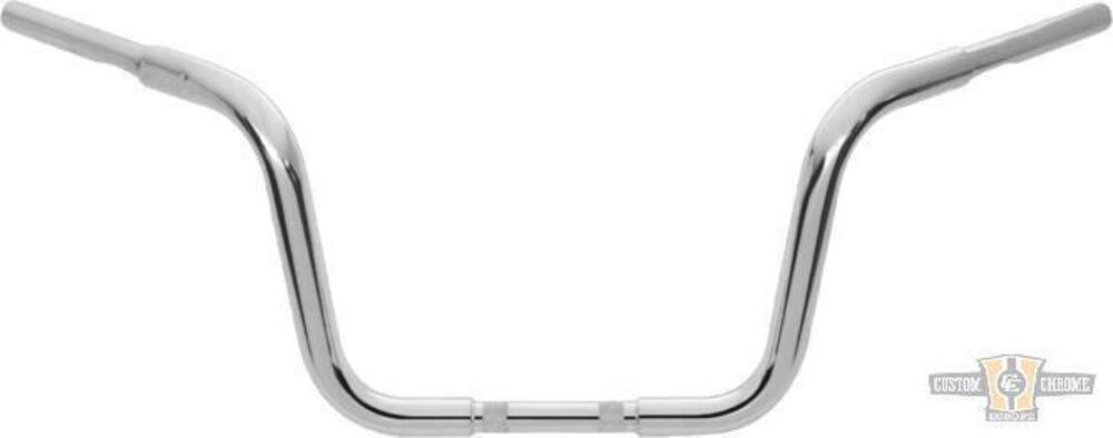 Manubrio Ape Hanger 1-1/4" alto 10" Cromato per Ac 