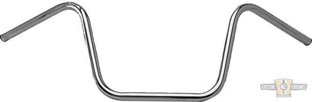 Manubrio Ape Hanger 1" alto 12" Cromato senza foss Santee