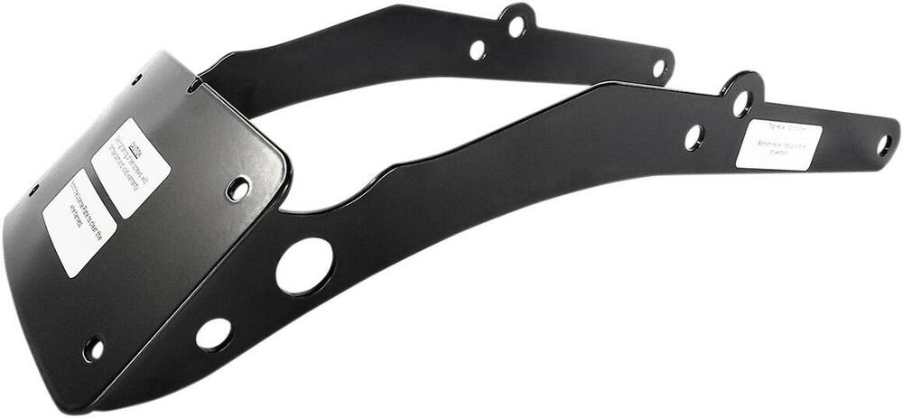 Portatarga centrale curvo nero per Softail Slim e 