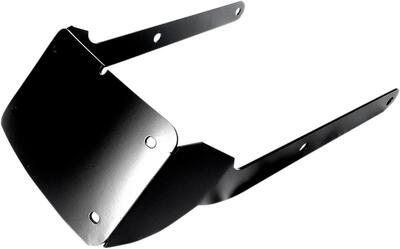 Portatarga centrale curvo nero per Softail Fat Bob 