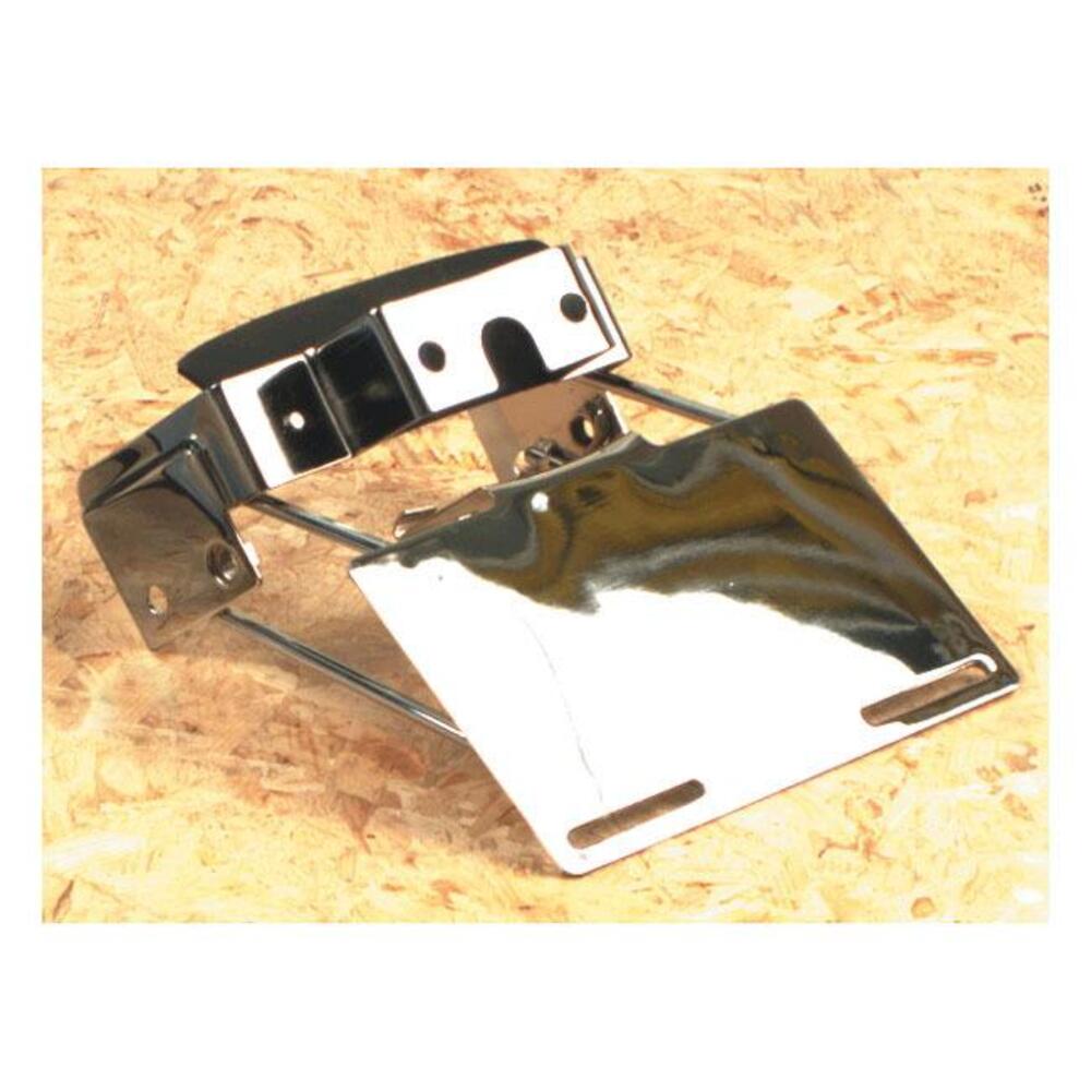 Supporto targa cromato per Softail FXST dal 1984 a 