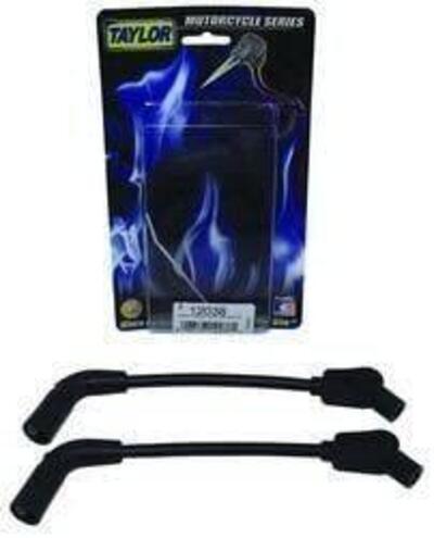 Cavi candele neri 8mm - pari lunghezza 20 cm per B 