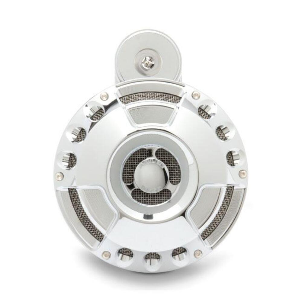 Clacson Arlen Ness Deep Cut cromato per Sportster