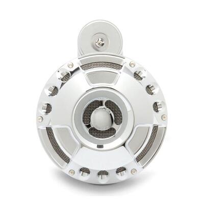 Clacson Arlen Ness Deep Cut cromato per Sportster