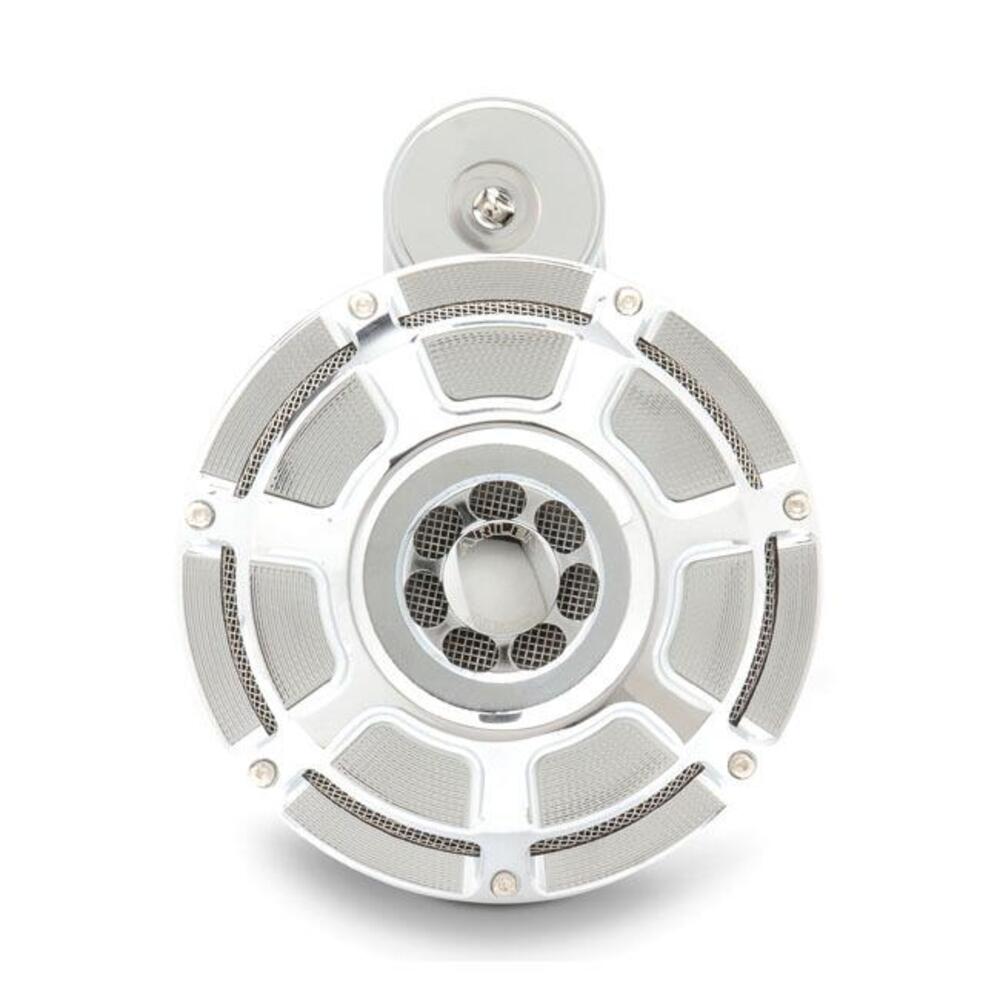 Clacson Arlen Ness Beveled cromato per Sportster d