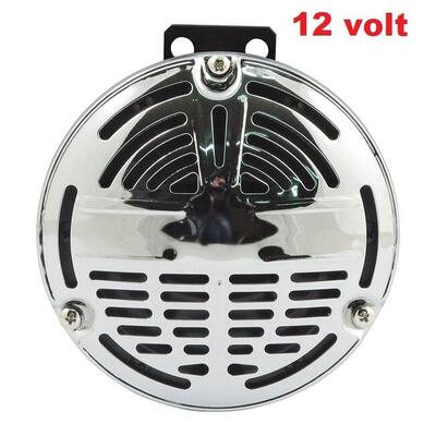 Clacson cromato 12 volt replica Springer rif OEM 
