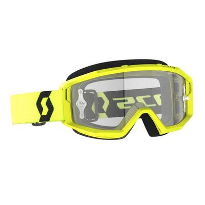 Occhiali cross Scott Primal clear Giallo Nero lent