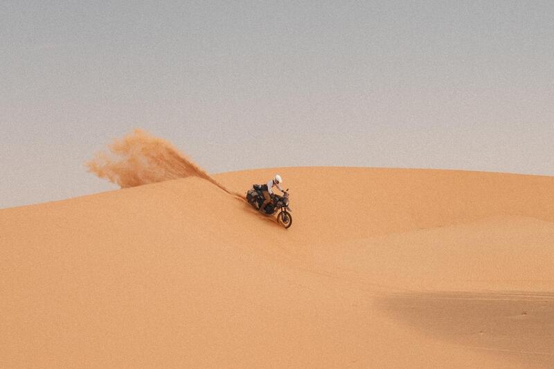 Alex Costa racconta il viaggio da Barcellona a Citt&agrave; del Capo allo stand KAPPA al Motor Bike Expo