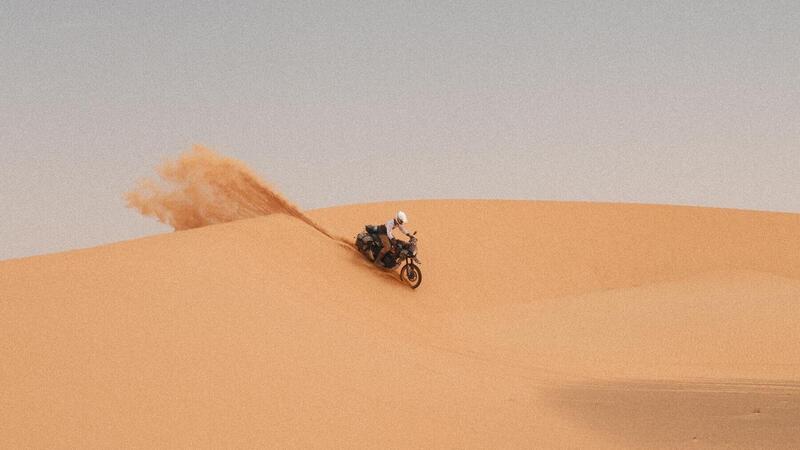 Alex Costa racconta il viaggio da Barcellona a Citt&agrave; del Capo allo stand KAPPA al Motor Bike Expo