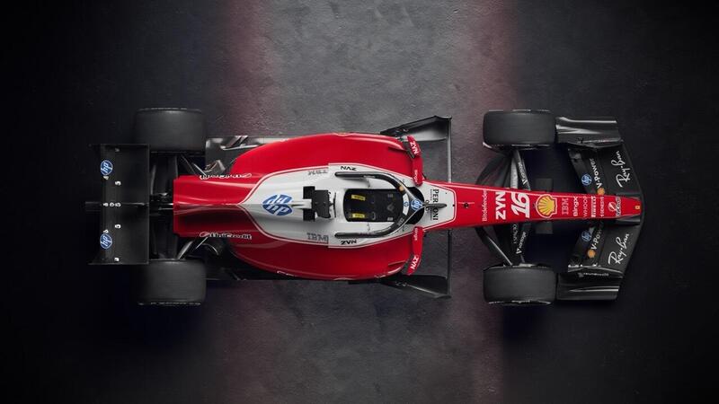 Ferrari SF-26 vista dall'alto