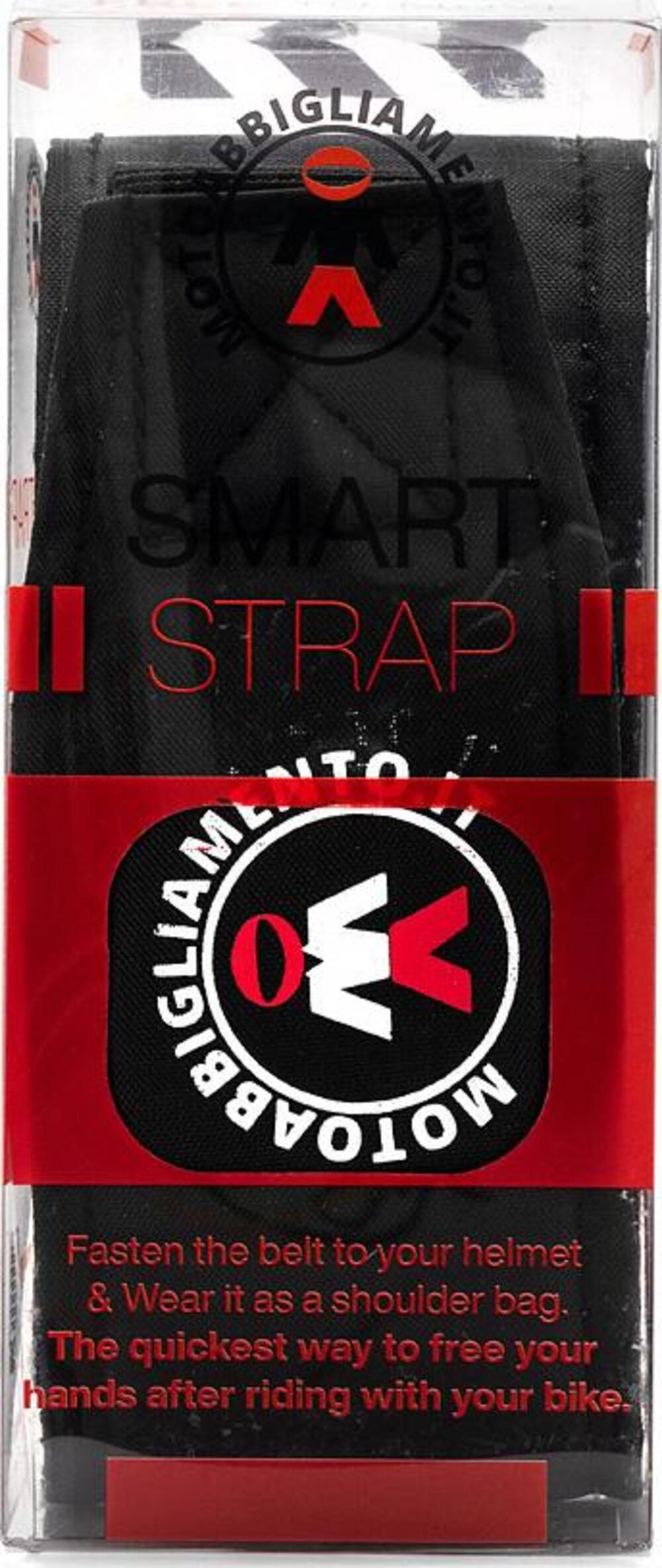 Cinghia tracolla porta casco aggancio doppia-DD Mo Befast