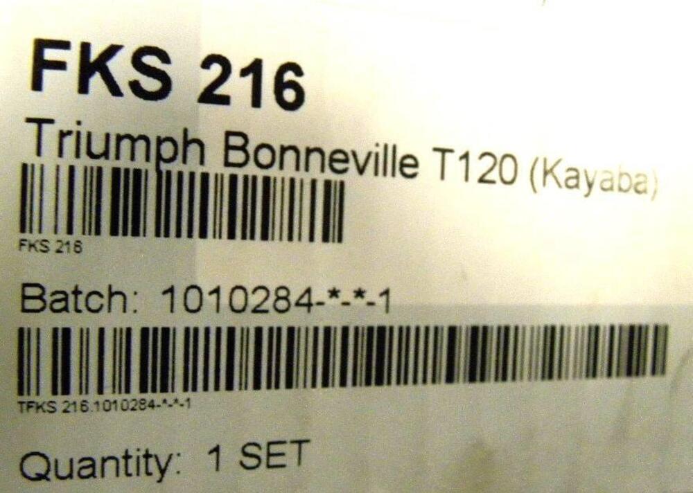 Coppia molle forcella e cartucce Ohlins per Triump Öhlins (5)