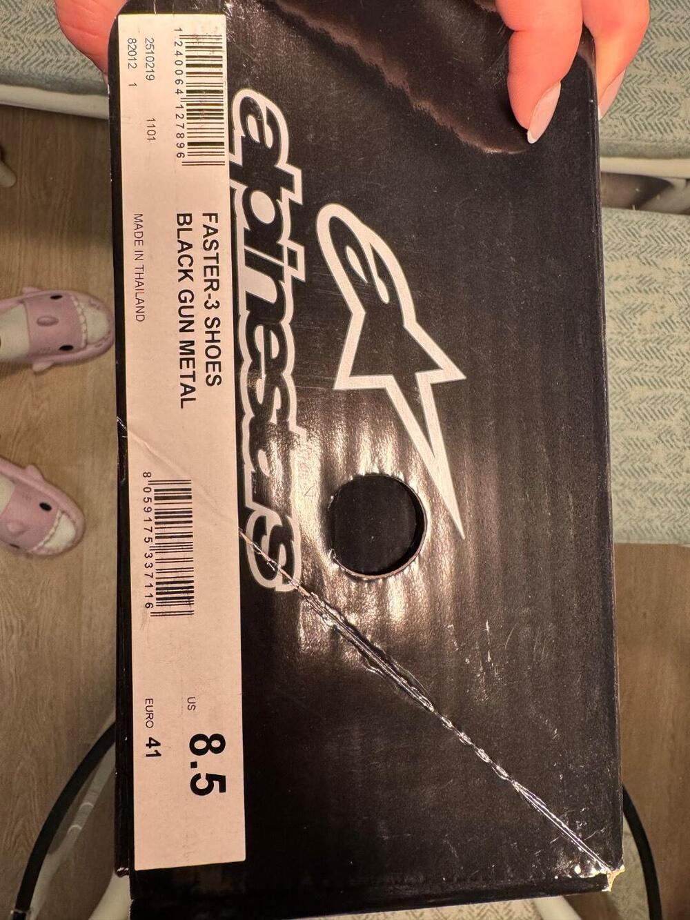 Scarpe FASTER-3 Black gun metal Alpinestars (8)