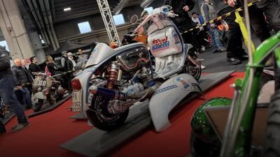 Mai vista una Vespa da 40.000 &euro;? Esposizione da urlo a MBE 2026 [VIDEO]