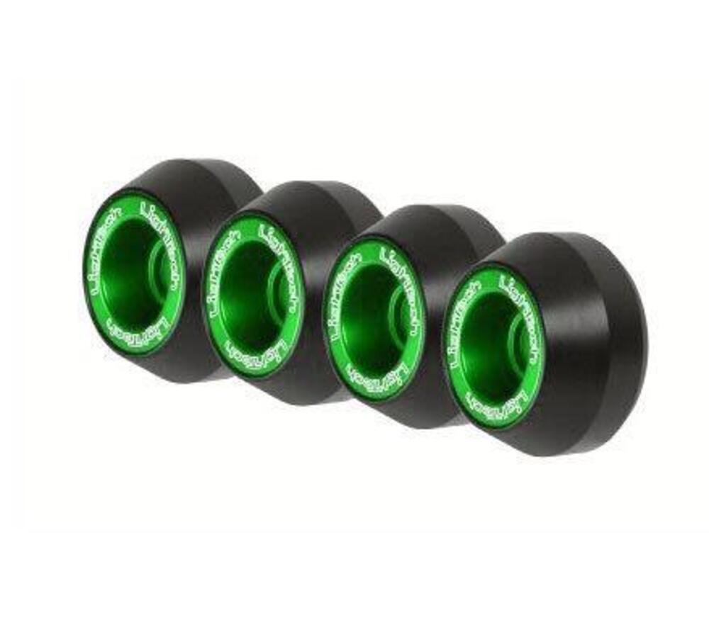 Kit Protezioni Perno Ruota Lightech WAPKA406 Verde