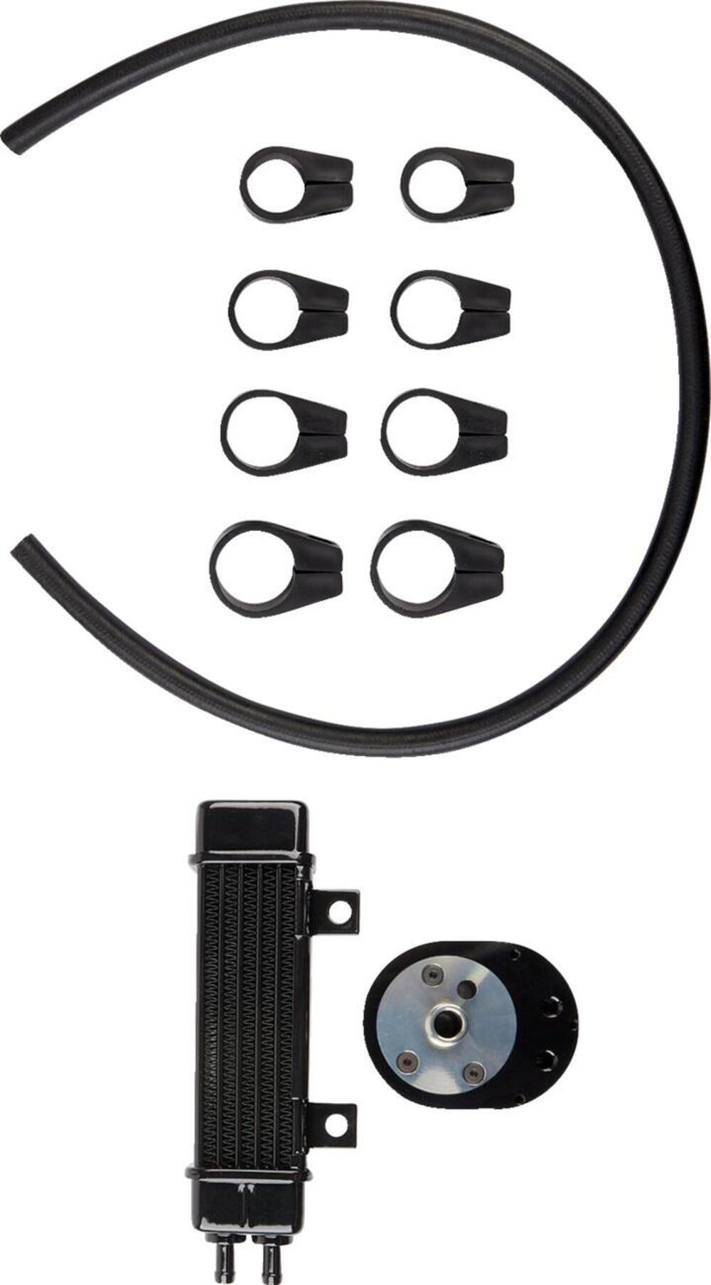 Radiatore olio Jagg Simline nero verticale 6 file 