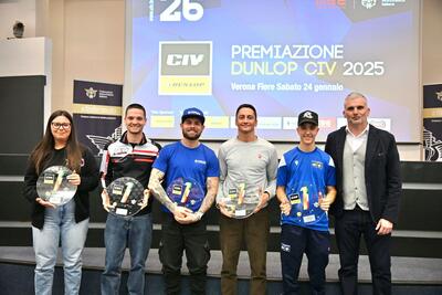 Premiati a Motor Bike Expo 2026 di campioni del Dunlop CIV e di GP Junior e Minimoto