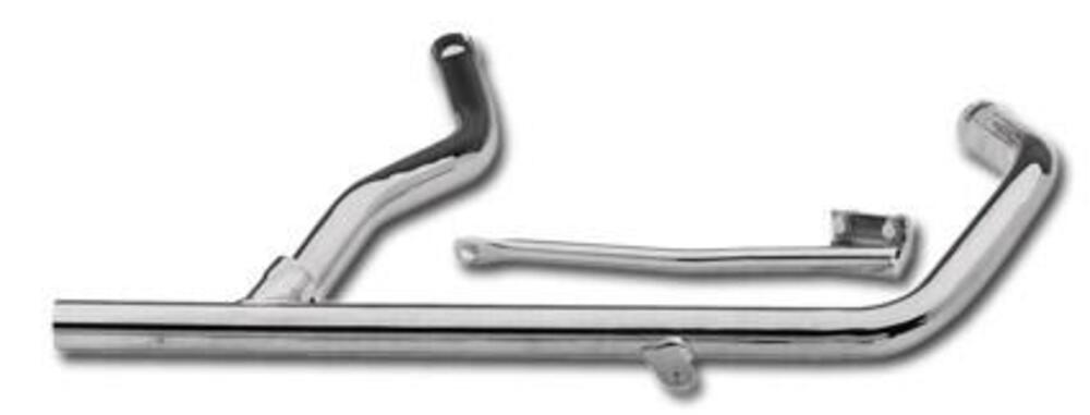 Collettore 2 in 1 cromato Paughco per Sportster da