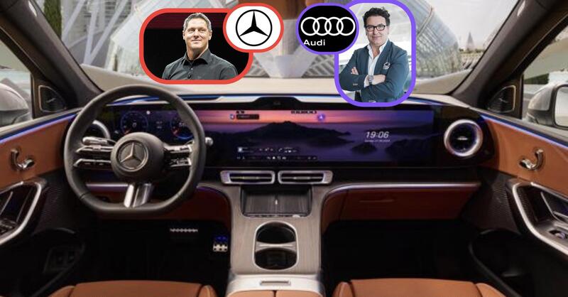 Maxi schermi in auto: Audi frena, Mercedes accelera. &Egrave; davvero sicurezza o solo moda?