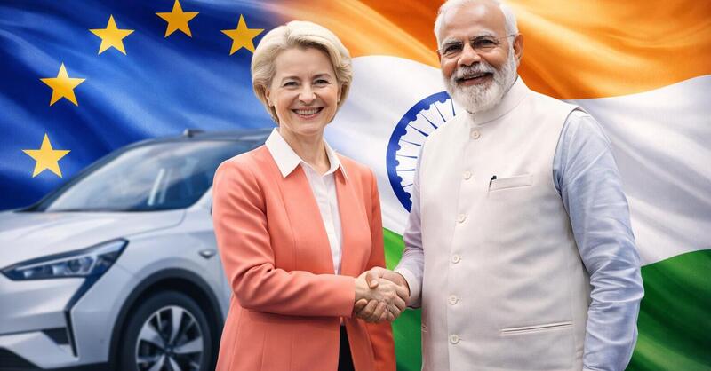 L'UE sosituisce la Cina con l'India? -90% di dazi sulle auto europee grazie al nuovo (storico) accordo commerciale