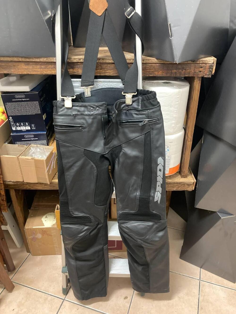 Pantaloni pelle con protezioni Spidi