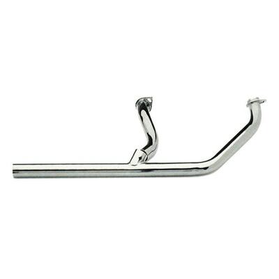 Collettore 2 in 1 cromato Paughco Per Softail dal