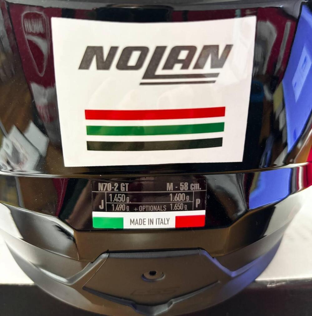 CASCO INTEGRALE NOLAN N70-2 GT 06 TAGLIA M (6)