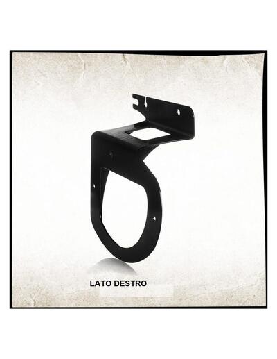 Staffa borsa / paraborse DESTRA nera Westernbull 