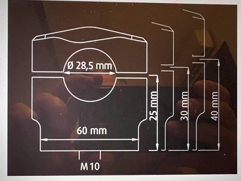 Coppia di RISER ribassati Booster neri (6)