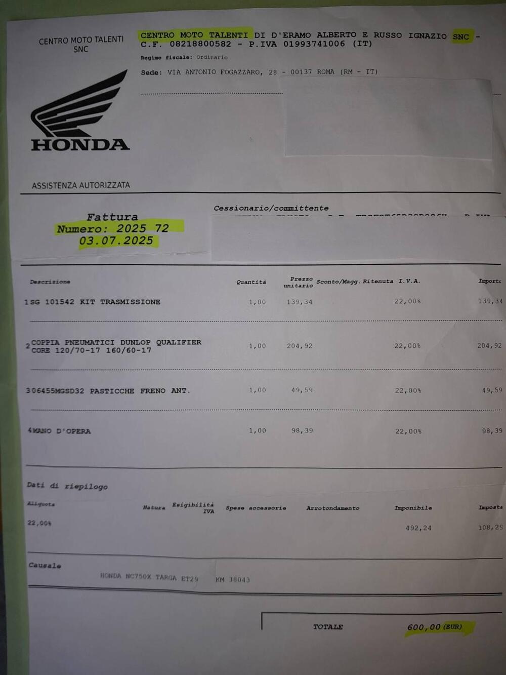 Honda NC 750 X ABS (2018 - 20) (6)