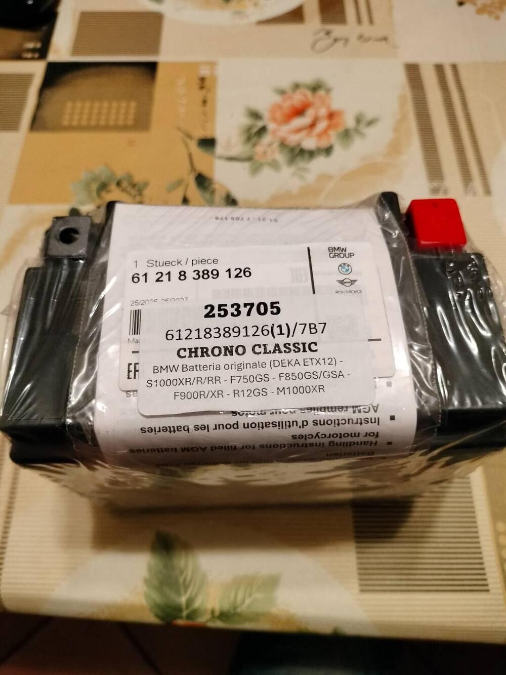 Batteria originale BMW Motorrad Exide (2)