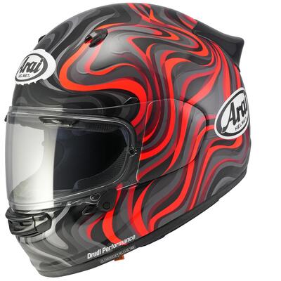 Arai Quantic Swirl Red