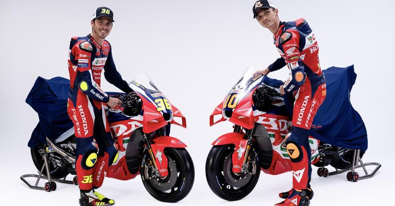 MotoGP 2026. Il Team HRC svela le nuove livree: ecco le Honda di Joan Mir e Luca Marini [GALLERY]