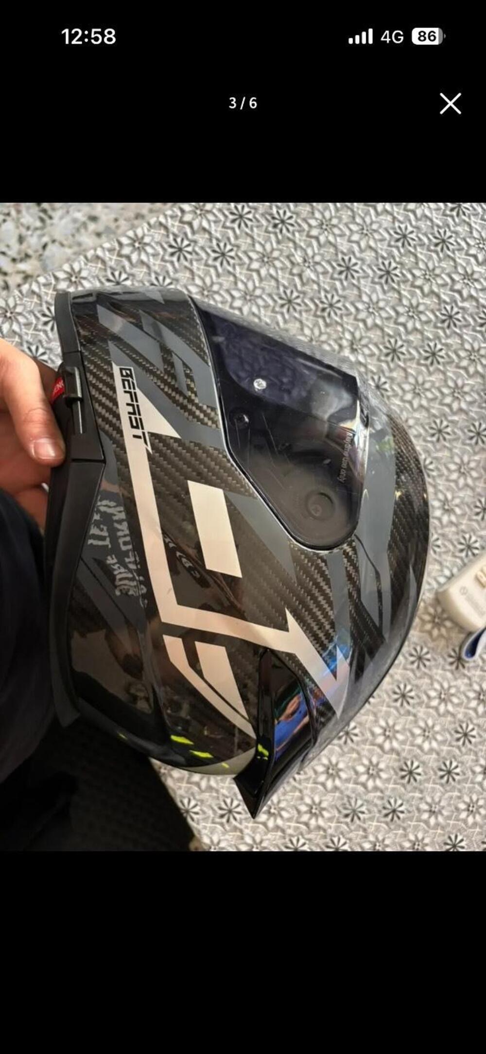 Casco in carbonio Befast (2)