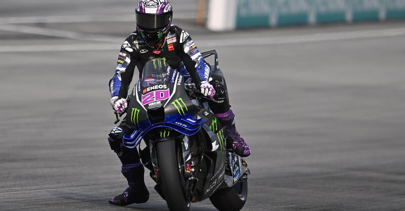 MotoGP 2026. Test di Sepang. Fabio Quartararo, caduta e dito rotto: test gi&agrave; finiti
