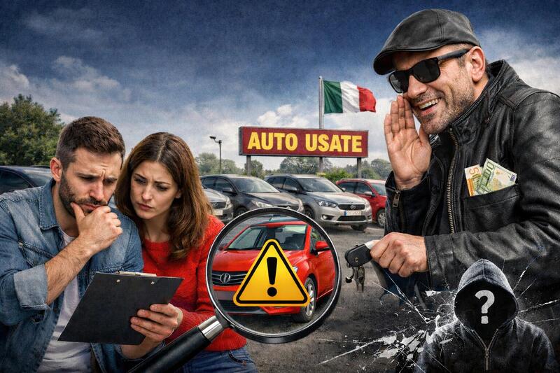 Comprare un'auto usata in Italia? Quasi 7 italiani su 10 temono la truffa 