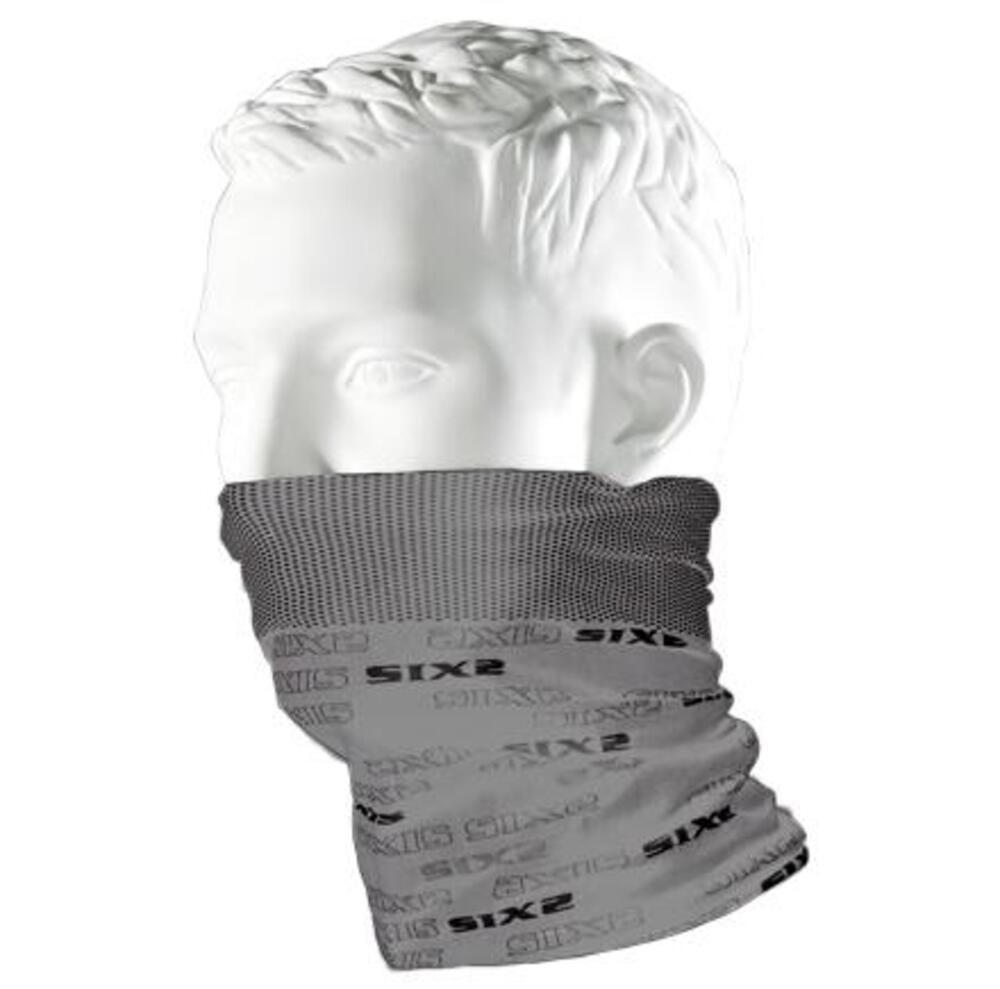 Cilindro scaldacollo plurifunzionale Sixs Grigio