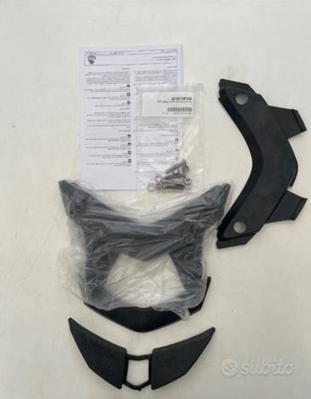 Piastra portapacchi posteriore in alluminio Ducati (3)