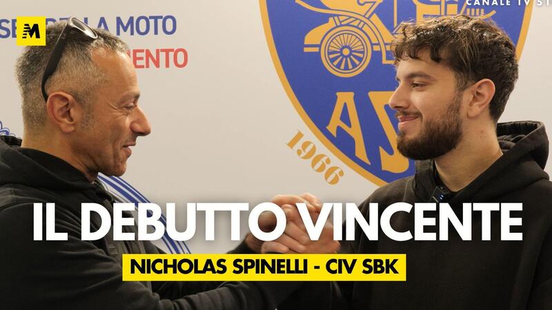Nicholas Spinelli: dalla vittoria mondiale al CIV SBK 2026  [VIDEO]