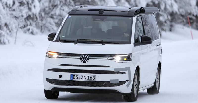 Volkswagen T7, primo facelift in arrivo: nuove luci, infotainment MIB4 e adeguamento per l&rsquo;Euro 7