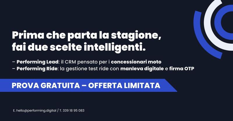 &Egrave; nato il nuovo standard nella gestione dei test ride